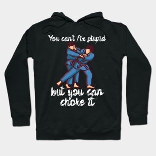 You cant fix stupid but you can choke it Hoodie
